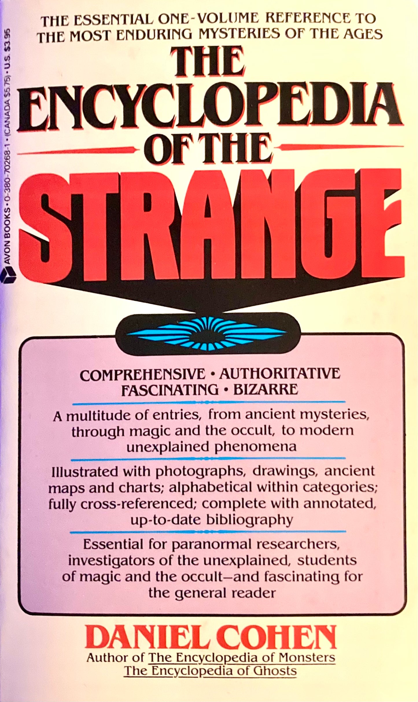 Book cover of Encyclopedia Of The Strange by Daniel   Cohen