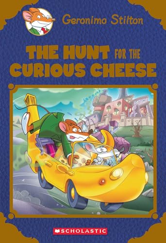 Book cover of The Hunt For The Curious Cheese by Geronimo Stilton