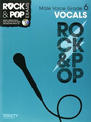 Book cover of Trinity Rock & Pop Exams: Vocals Grade 6 by Trinity College London