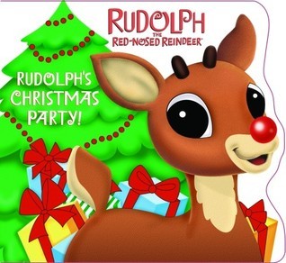 Book cover of Rudolph's Christmas Party! by Mary Man-Kong, Linda Karl (Illustrations)