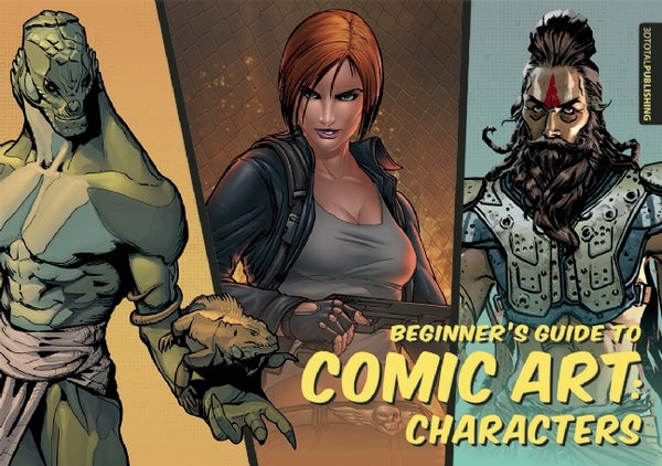 Book cover of Beginner's Guide To Comic Art: Characters by 3dtotal Publishing (Ed.)