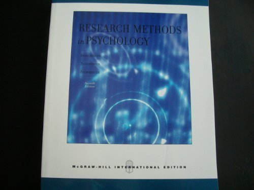 Book cover of Research Methods In Psychology by John Shaughnessy