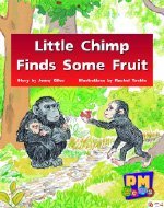 Book cover of Little Chimp Finds Some Fruit by Jenny Giles