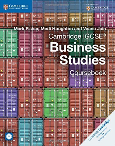 Book cover of Cambridge Igcse Business Studies Coursebook [With Cd-Rom] by Mark   Fisher, Medi Houghton, Veenu Jain
