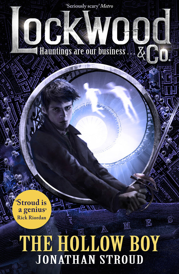 Book cover of Lockwood & Co: The Hollow Boy by Jonathan Stroud