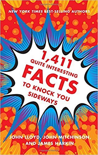 Book cover of 1,411 Quite Interesting Facts To Knock You Sideways by John Lloyd, John Mitchinson, James Harkin