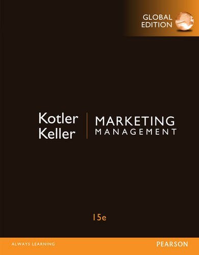 Book cover of Marketing Management by KEVIN LANE KELLER PHILIP KOTLER
