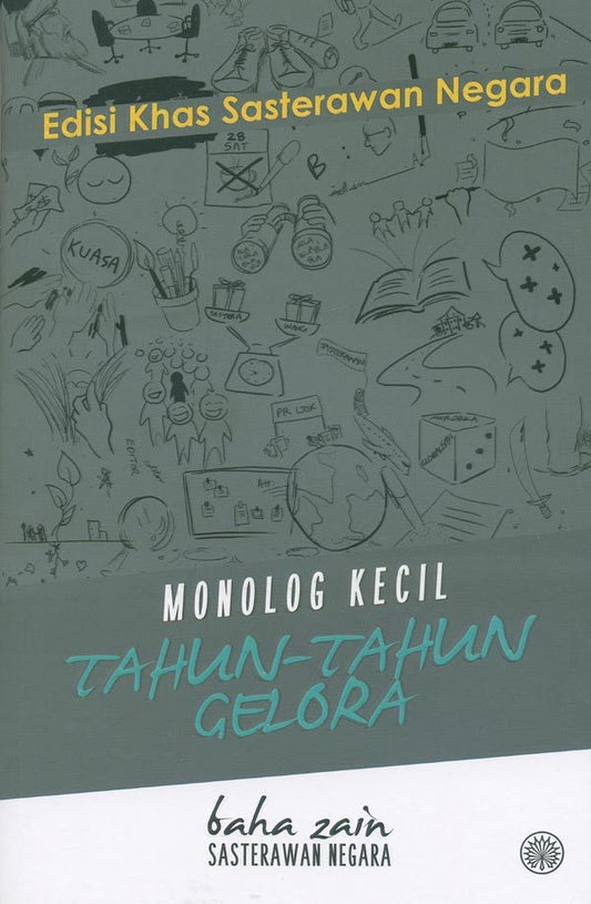 Book cover of Monolog Kecil: Tahun-Tahun Gelora by Baharuddin Zainal