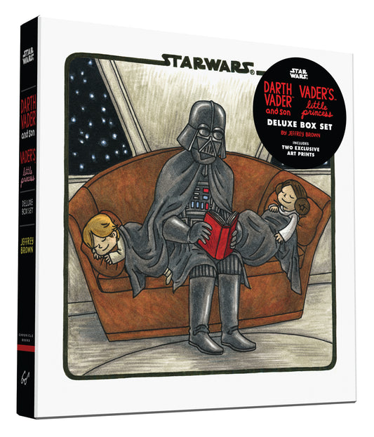 Book cover of Darth Vader & Son / Vaders Little Princess Deluxe Box Set (Includes Two Art Prints) (Star Wars) by Jeffrey   Brown