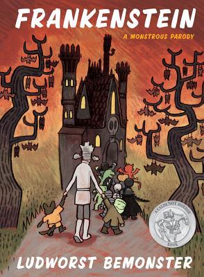 Book cover of Frankenstein: A Monstrous Parody by Rick Walton, Nathan Hale (Illustrations)