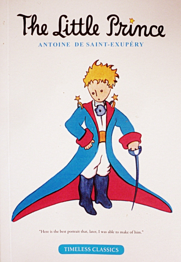 Book cover of The Little Prince by Antoine de Saint-Exupéry (Writer & Illustrator), Katherine Woods (Trans.)