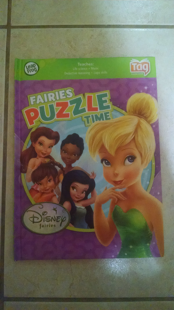 Book cover of Fairies Puzzle Time by Leap Frog
