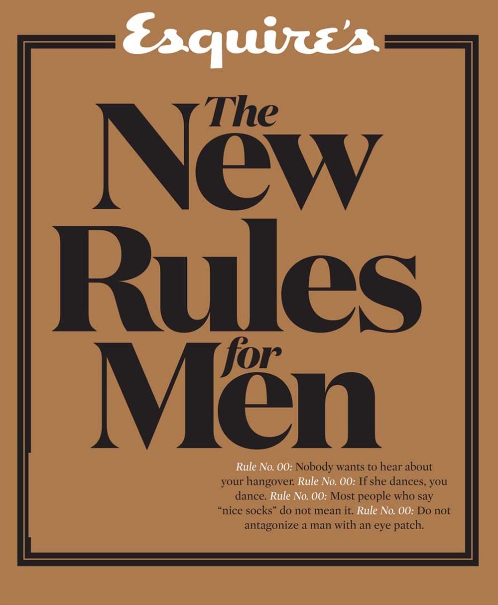 Book cover of Esquire'S The New Rules For Men by Esquire Magazine
