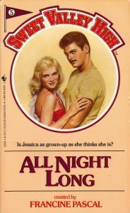Book cover of All Night Long by Francine Pascal (Creator), Kate William