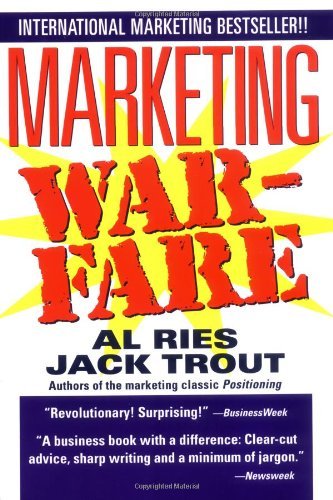 Book cover of Marketing Warfare by RIES, Jack Trout