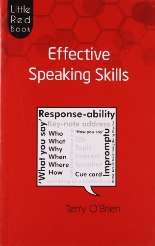 Book cover of Little Red Book Of Effective Speaking Skills by Terry O'Brien