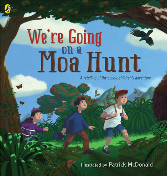Book cover of We're Going On A Moa Hunt by Patrick McDonald