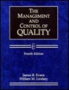 Book cover of Management And Control Of Quality by James R. Evans, William M. Lindsay