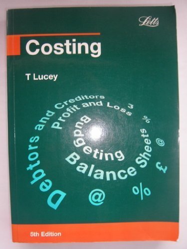 Book cover of Costing by terry-lucey