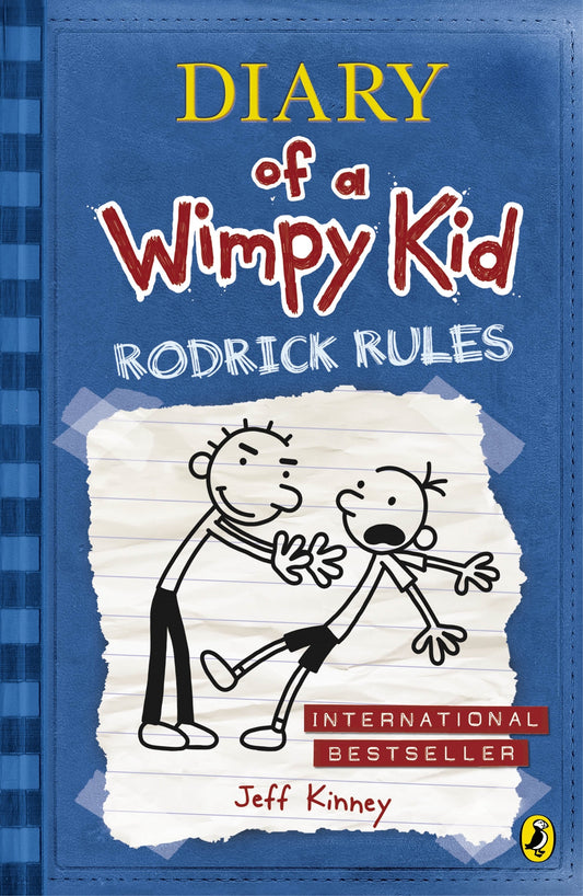 Book cover of Rodrick Rules by Jeff Kinney