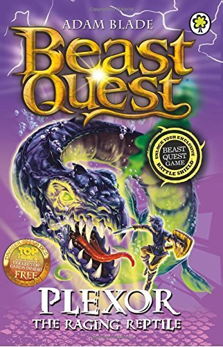 Book cover of Beast Quest: 85: Plexor The Raging Reptile by Adam Blade
