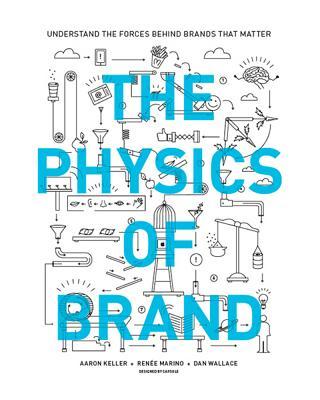 Book cover of The Physics of Brand: Understand the Forces Behind Brands That Matter by Aaron Keller, Renee Marino, Dan Wallace