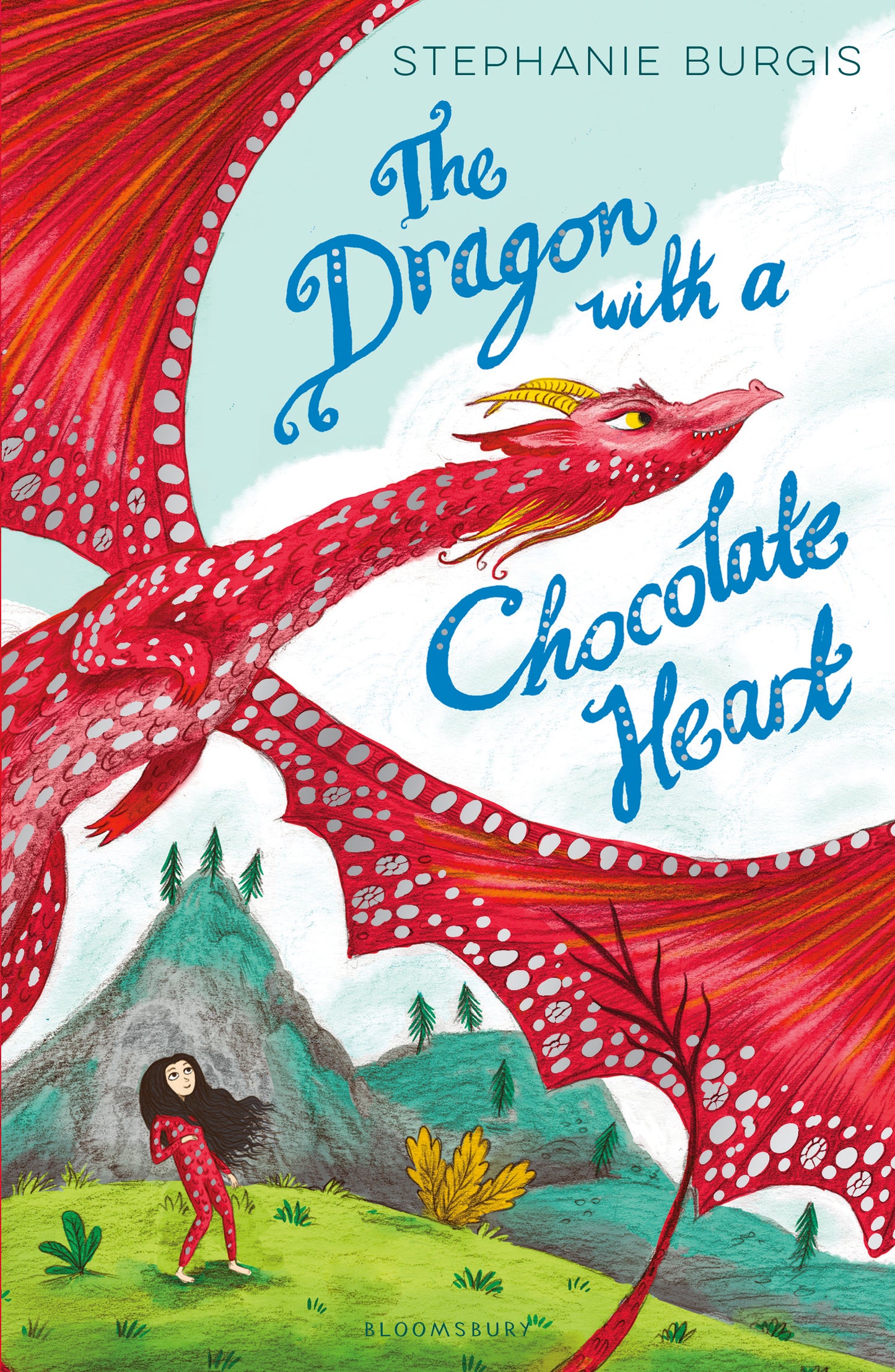 Book cover of The Dragon With A Chocolate Heart by Stephanie Burgis