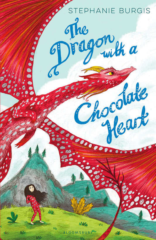 Book cover of The Dragon With A Chocolate Heart by Stephanie Burgis
