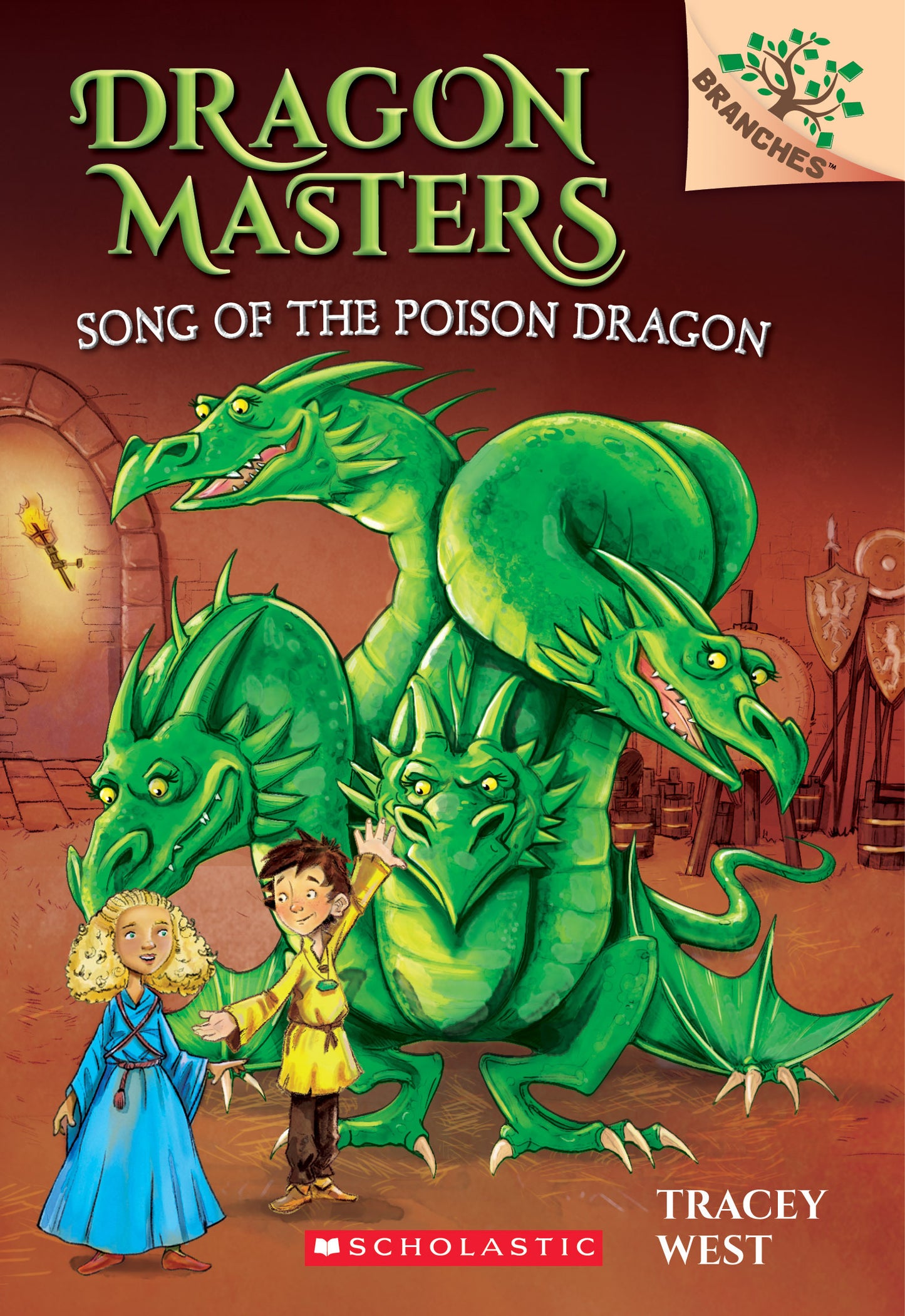 Book cover of Song Of The Poison Dragon by Tracey West, Damien Jones (Illus.)