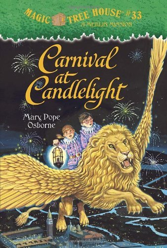 Book cover of Carnival At Candlelight by Mary Pope Osborne, Sal Murdocca (Illus.)