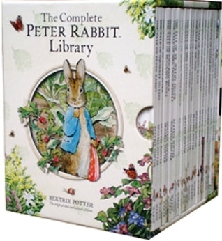 Book cover of The Complete Peter Rabbit Library by POTTER BEATRIX