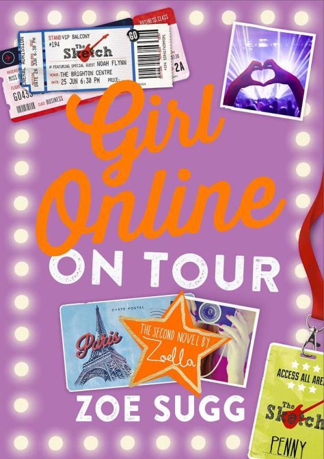 Book cover of On Tour by Zoe Sugg