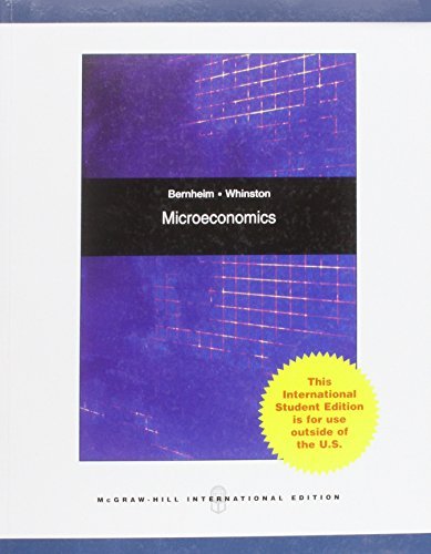 Book cover of Microeconomics by B. Douglas Bernheim