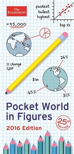 Book cover of Pocket World in Figures 2016 by The Economist