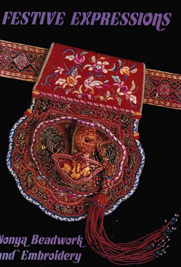 Book cover of Festive Expressions: Nonya Beadwork and Embroidery by National Museum (Singapore)
