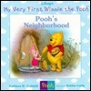 Book cover of Pooh's Neighborhood by Kathleen Weidner Zoehfeld, A.A. Milne, Robbin Cuddy (Illus.), Cuddy Hogan (Ed.)