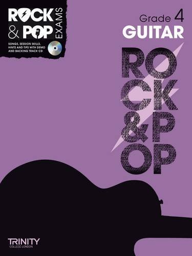 Book cover of Trinity Rock & Pop Guitar Grade 4 by Trinity College London