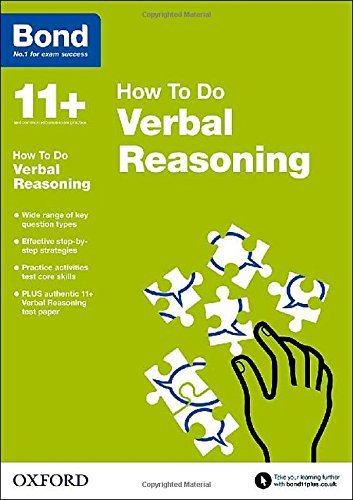 Book cover of Bond 11+: Verbal Reasoning: How To Do by Bond 11+
