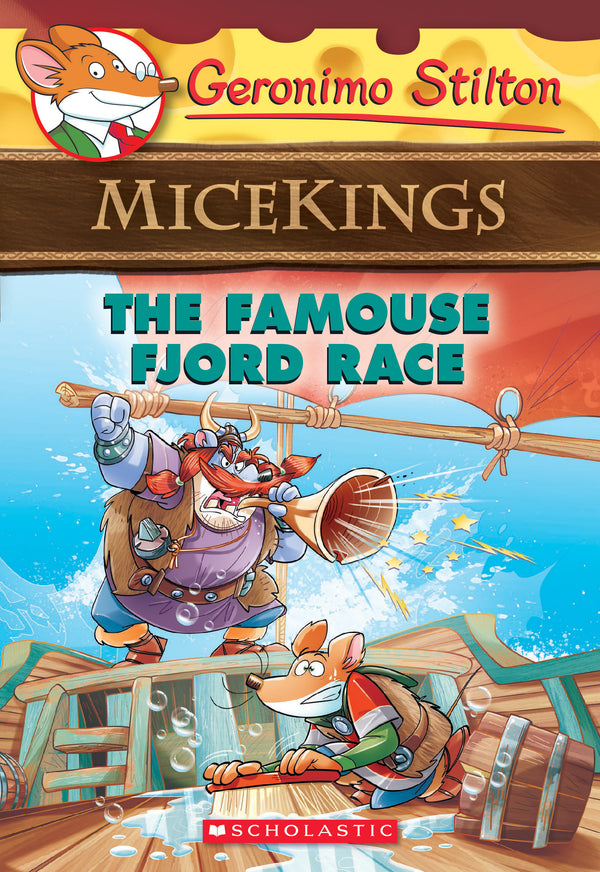 Book cover of The Famous Fjord Race by Geronimo Stilton