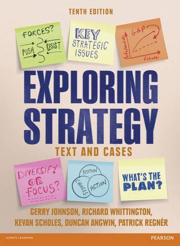 Book cover of Exploring Strategy Plus My Strategy Lab With Pearson EText by Gerry Johnson, Richard  Whittington, Kevan Scholes, Duncan Angwin, Patrick Regnér