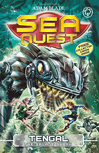 Book cover of Tengal The Savage Shark by Adam Blade