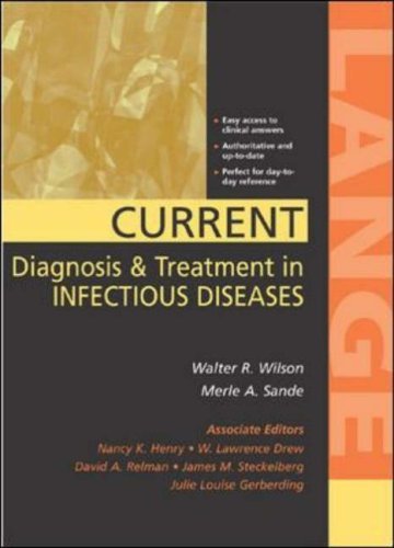 Book cover of Current Diagnosis And Treatment In Infectious Diseases by Walter Wilson, Merle A. Sande