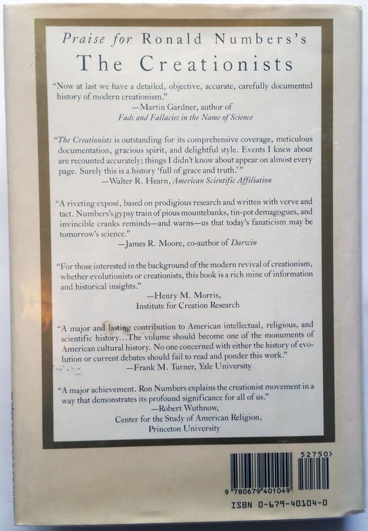 Book cover of The Creationists by Ronald L. Numbers