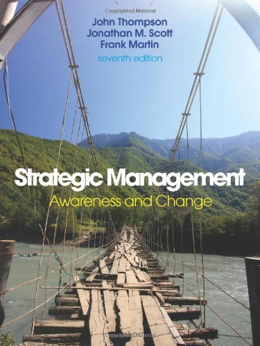 Book cover of Strategic Management: Awareness & Change by Frank Martin, John L. Thompson