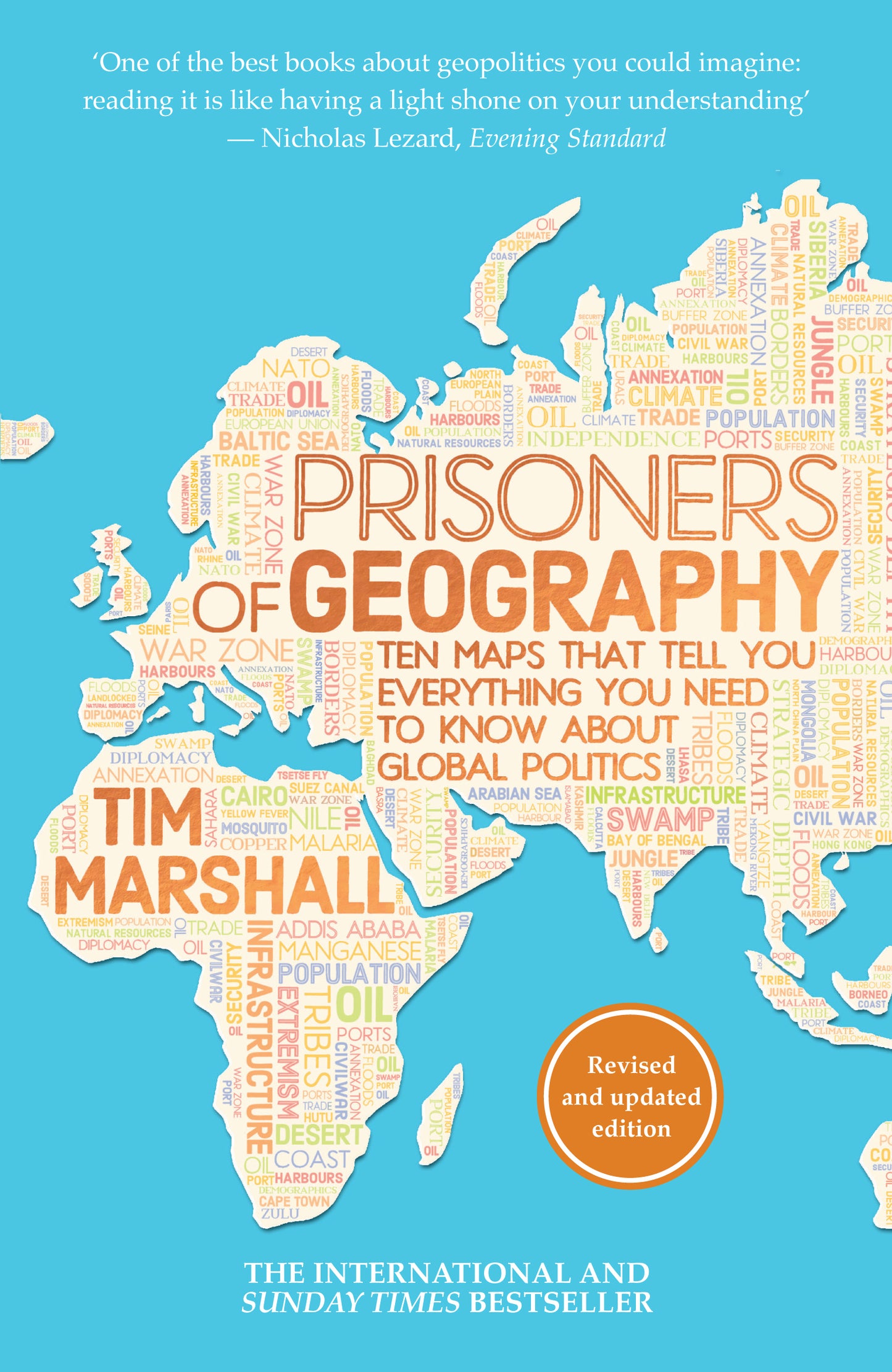 Book cover of Prisoners Of Geography by Tim  Marshall