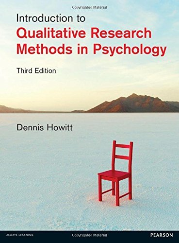 Book cover of Introduction To Qualitative Research Methods In Psychology by Dennis Howitt