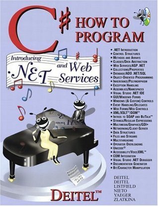 Book cover of C# How To Program by Harvey M. Deitel, Paul J. Deitel, Jeffrey A. Listfield, Tem R. Nieto, Cheryl H. Yaeger, Marina Zlatkina