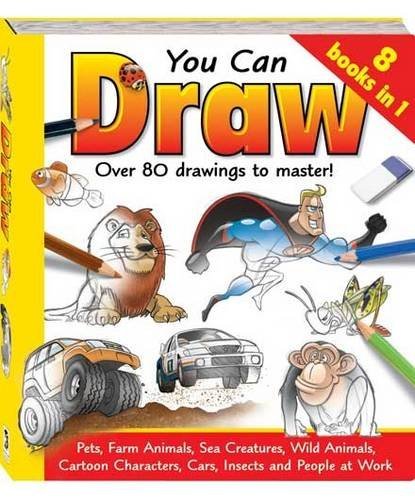 Book cover of You Can Draw, Over 80 Drawings to Master by Hinkler Books