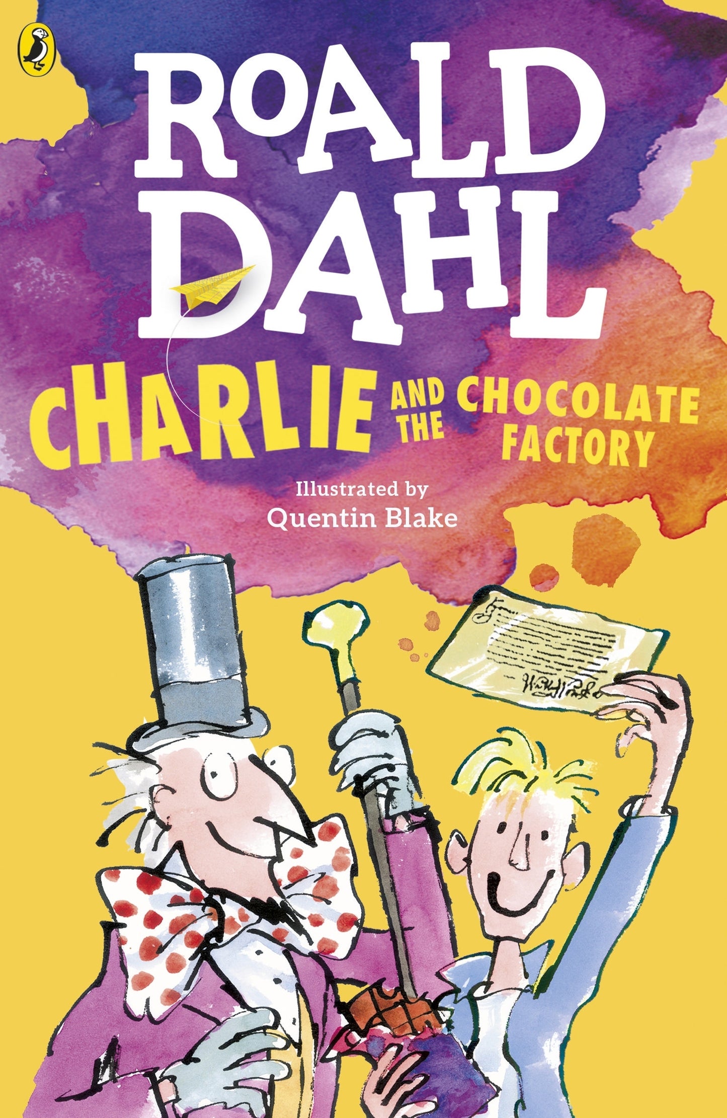 Book cover of Charlie And The Chocolate Factory by Roald Dahl, Quentin Blake (Illus.)