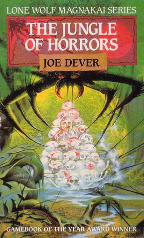 Book cover of The Jungle Of Horrors by Joe Dever, Gary Chalk